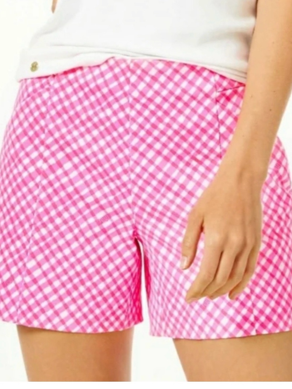 Lilly Pulitzer Pink Gingham Women's Shorts